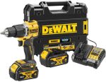   Dewalt DCD100YM2T-QW akkus ütvefúró-csavarozó 18V 2x4,0 AH-100.évf. kiadás