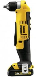 DCD740C1-QW - Akkus, 18 V sarokfúrógép, 1db XR Li-Ion 1.5Ah akku, 10 mm