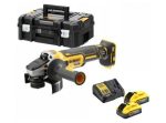   DeWALT DCG405H2T-QW Akkus sarokcsiszoló XR PowerStack (125mm/18V/2x5,0Ah) Tstak