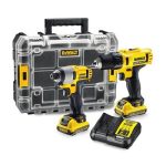   DCK211C2T-QW - Akkus, 10,8V,XR Combo Kit - fúrócsavarozó és ütvecsavarozó, 2db 1.3Ah Li-Ion akku, TSTAK-ban