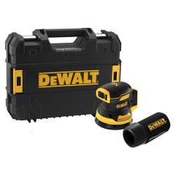 DeWalt DCW210NT-XJ akkus excentercsiszoló (akku és töltő nélkül kofferben)