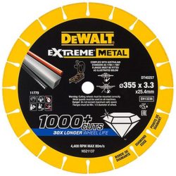 DEWALT DT40257-QZ Extreme Metal Gyémánt vágókorong 355x25, 4mm