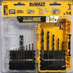 DeWalt Csigafúró készlet HSS-TiN 14 db-os 1, 0-8, 0 mm - Dewalt (DT70727-QZ)