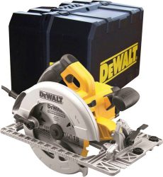 DWE576K-QS - Körfűrész, 1600W, 61mm vágásmélység, közvetlenül DEWALT vezetősínre, koffer